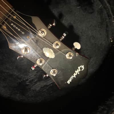 Epiphone Dot Deluxe with Rosewood Fretboard Red Electric Guitar Upgraded Pickups plus Case image 6
