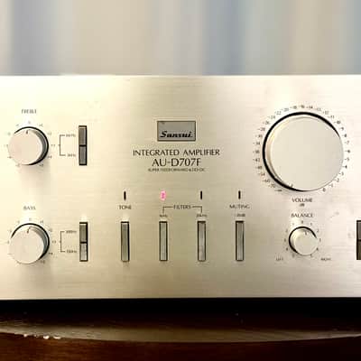 🔥🎶✨ Sansui AU-D707F Vintage Integrated Amplifier (100V • Serviced • Excellent • Step-Down Transformer Included) – Plug & Play image 1