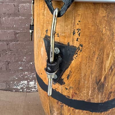 Unbranded 10.75" Wood Quinto Conga w/ Remo Symmetry Skyndeep Head – Used, Good Condition image 8