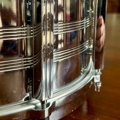 Tama Power Metal Series, Steel Snare Drum 14” x 6.5" 1990 image 4