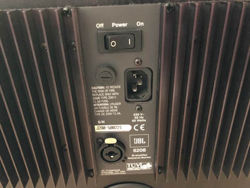 JBL 6208 Bi-Amplified Active Studio Monitor (Pair / Warranty) | Reverb