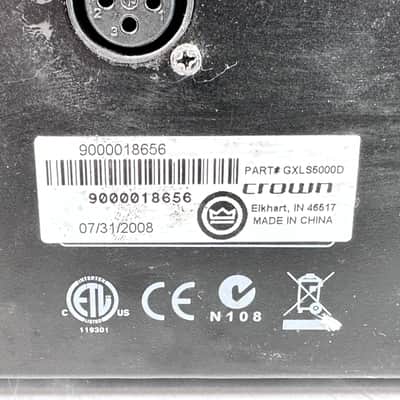 Crown Audio XLS 5000 Stereo Power Amplifier image 10