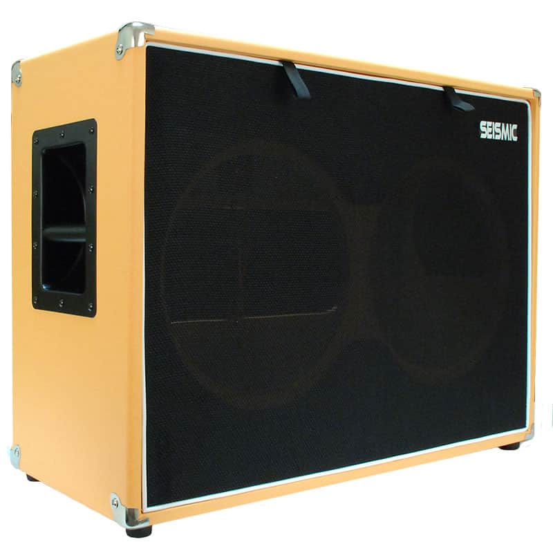 Seismic Audio Luke-2x12TR_ORBL Traditional Empty 2x12" Guitar Cab image 1