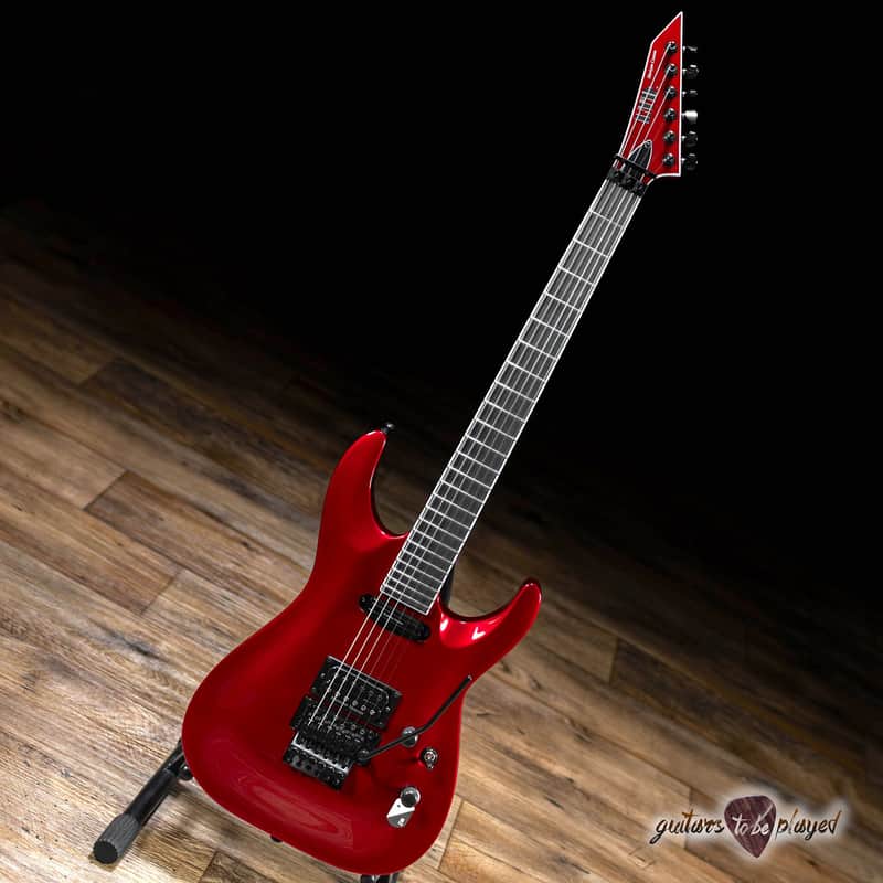 ESP LTD Horizon Custom ’87 Floyd Rose Guitar – Candy Apple Red image 1