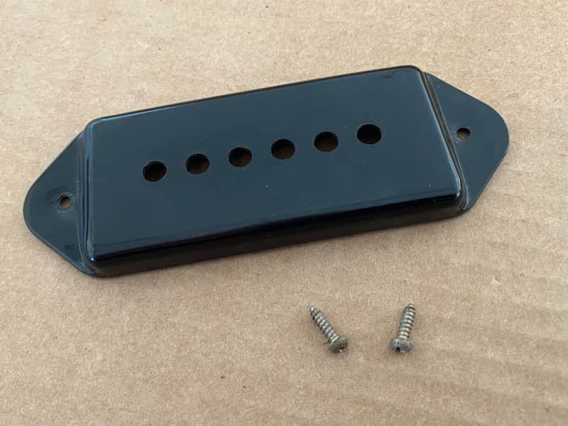Gibson Vintage 1954 Tapered P90 Dog Ear Pickup Cover 1952 1953 1955 1956 1950's image 1