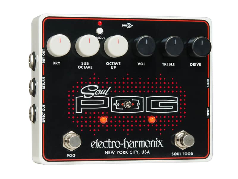 Electro-Harmonix SOUL POG Multi-effects Pedal: Nano POG, Soul Food, 9.6DC-200 PSU included image 1