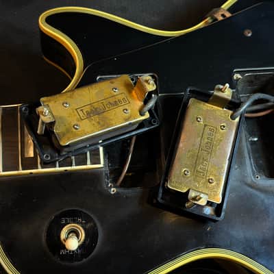 Rare 1970s Aria Pro II Les Paul Custom, Made in Japan - Transparent Black image 10