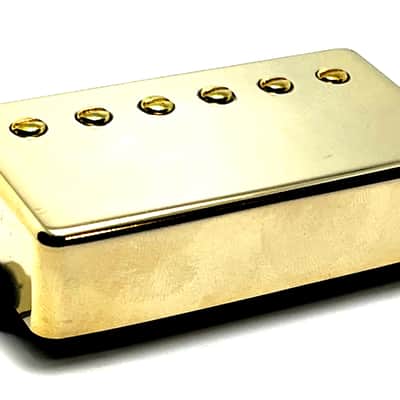 Covered A5 Bucker Neck Position Dedicated Pickup, AlNiCo Humbucker, Covered Gold Neck image 2