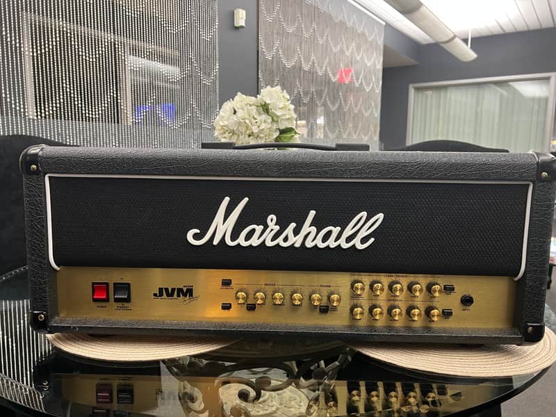 Marshall JVM205H 2-Channel 50-Watt Guitar Amp Head 2008 - Present - Black image 1
