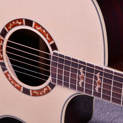 Crafter Godinus SR Premium GA Acoustic Guitar Top Back Solid Dual Source Pickup image 4