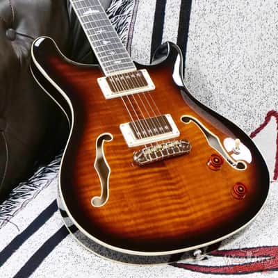 2022 Paul Reed Smith PRS SE Hollowbody II Black Gold Burst F14921 image 6