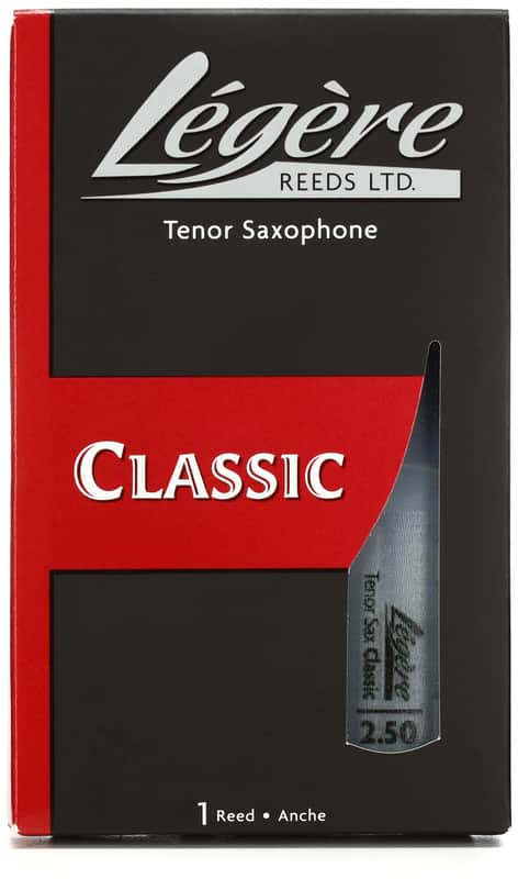 Legere LGTS-2.5 - Classic Tenor Saxophone Reed - 2.5 (2-pack) Bundle image 1