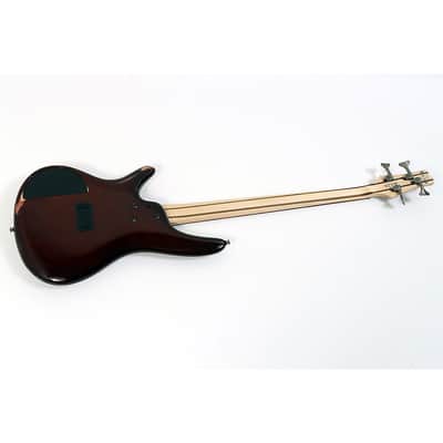 Ibanez SR400EQM Quilted Maple Electric Bass Regular Dragon Eye Burst image 2
