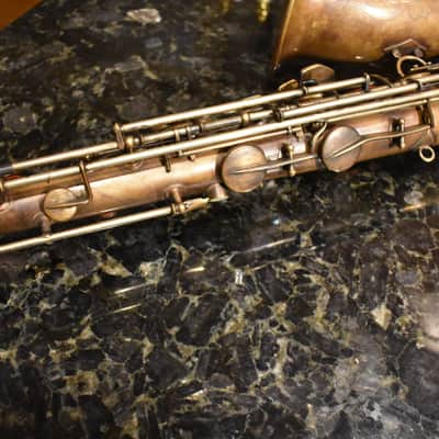 Pierret Super "Artiste" Tenor 1953-1958 Dark Vintage Brass Saxophone image 8