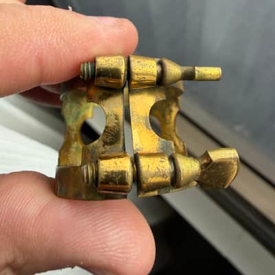 Vintage Meyer NY USA 5M Medium Chamber Baritone Sax Mouthpiece with matching Ligature and Cap image 20