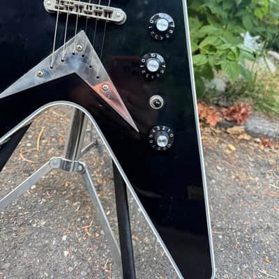 Gibson Custom Shop Dave Mustaine Signature Flying V EXP 2022 - Ebony VOS image 4