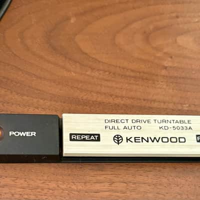 Kenwood KD-5033AF Full Automatic Direct Drive Turntable - Vintage 1970s image 12