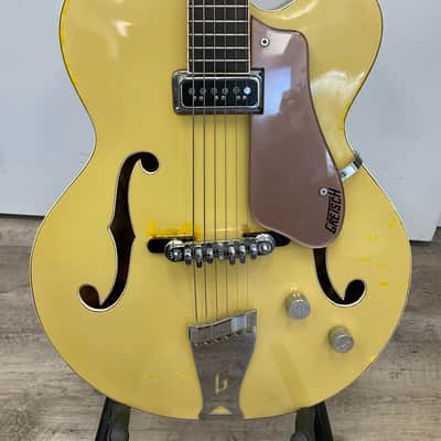 Gretsch 6189 Streamliner 1955 - 1957 - Bamboo Yellow with Copper Mist Back image 3