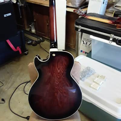 Ibanez AG95QA-DBS Artcore Expressionist 2018 - Present - Dark Brown Sunburst image 5