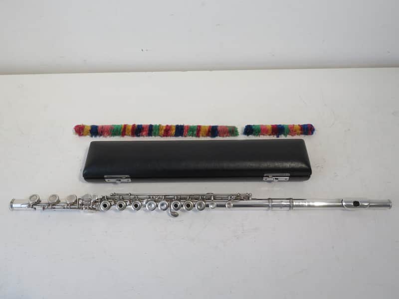Emerson ELD Flute, B Foot, Open Hole, Solid Silver Head, Inline G image 1