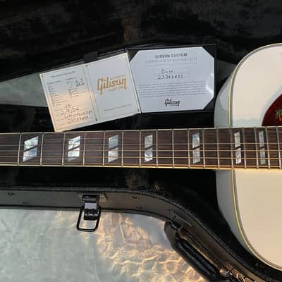 NEW! Gibson Acoustic Custom Shop Dove Acoustic-Electric Guitar - Alpine White - Authorized Dealer 5.2lbs - G06616 image 14