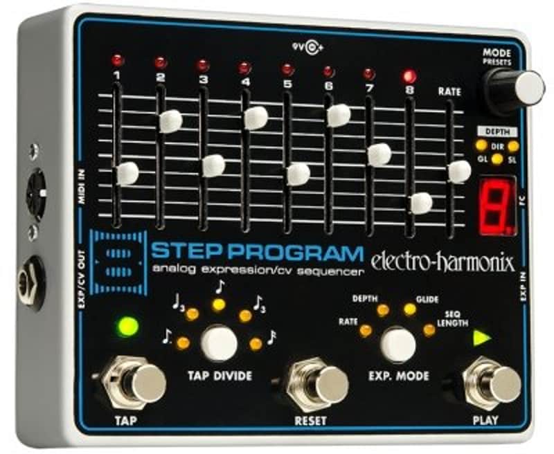ELECTRO-HARMONIX 8-STEP PROGRAM ANALOG EXPRESSION/CV SEQUENCER 9.6DC-200 PSU INCLUDED image 1