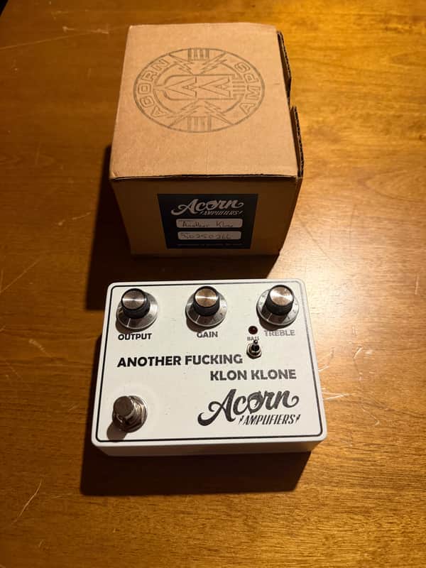 Acorn Amps Another F***ing Klon Klone 2020s - White image 1