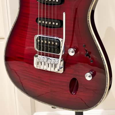Ibanez SAS36FM In Transparent Red Sunburst image 4