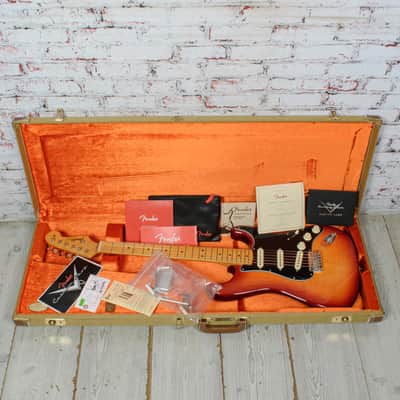 Fender - 2019 Rarities Flame Ash Top Stratocaster Electric Guitar - Plasma Red Burst - with OHSC - x0763 - USED (MMM-110207) image 17