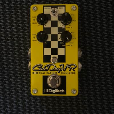DigiTech CabDryVR Dual Cabinet Simulator 2010s - Yellow/Black/White image 1
