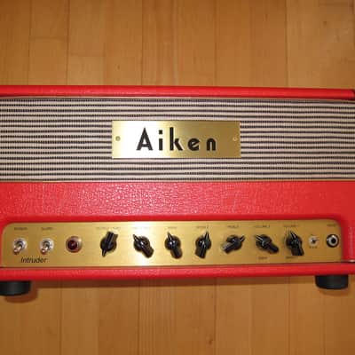Aiken Intruder Amp Head, 30 watts, 2xEL34, Red Tolex image 1