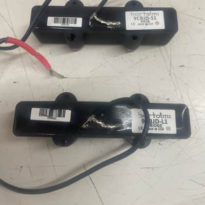 Bartolini Jazz bass pickup set - Black image 2