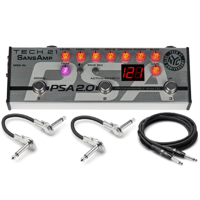 Tech 21 SansAmp PSA 2.0 Programmable Guitar Preamp | Reverb