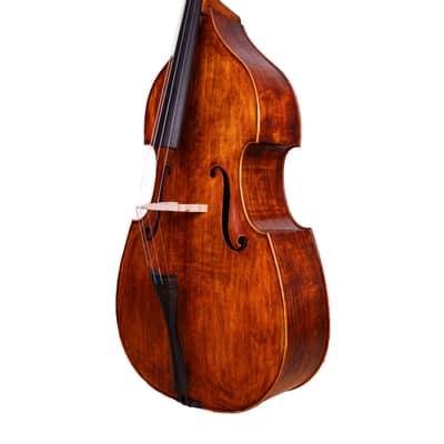 Gamba Double Bass 3/4 Antique Style - Hand-Made in Romania #15 image 12