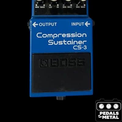 Boss CS-3 Compression Sustainer (Black Label) 1986 - 1992 - Blue - X18676 image 2