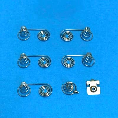 CASIO LK-100 LK-135 CTK-720 CTK-2500 Keyboard Part: Battery Spring Contacts