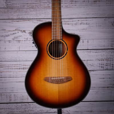 *DEMO* Breedlove Discovery S Concertina Edgeburst Acoustic-Electric Guitar | Red Cedar-African Mahogany image 1
