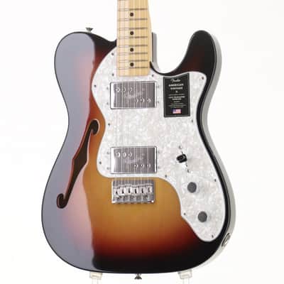 FENDER USA American Vintage II 1972 Telecaster Thinline MF 3-Tone Sunburst [V13079] (07/06) image 6