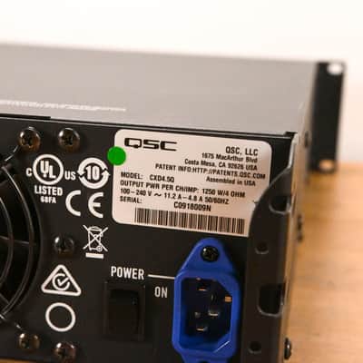 QSC CXD4.5Q 4-Channel Network Amplifier CG010FT image 10