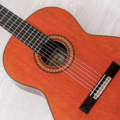 Jose Oribe Classic 640mm Classical Guitar, Cedar & Rosewood w/ Case & Hangtag, Asturias Japan image 7