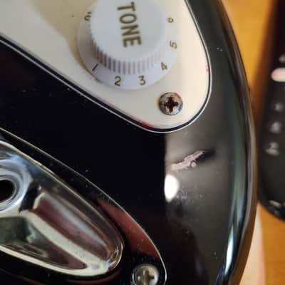 Aria STG 003 Strat Copy - Black 2000s image 16