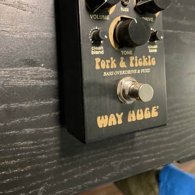 Way Huge WM91 Smalls Pork & Pickle Bass Overdrive & Fuzz 2019 - Present - Black image 3