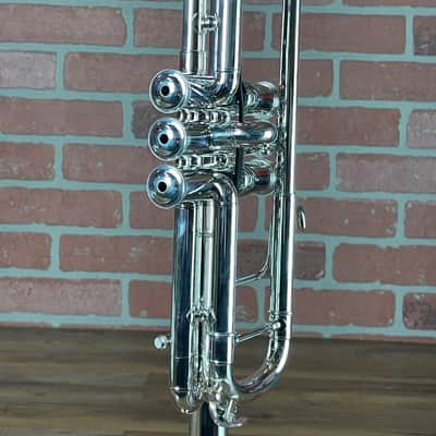 Yamaha YTR-8445 II Custom Xeno Professional C Trumpet - Silver Plated image 8