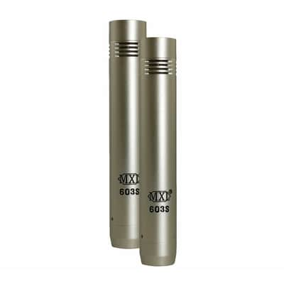 MXL 603S Matched Pair of Instrument Microphones with Shockmounts & Deluxe Carrying Case image 2