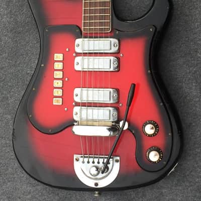 Jackson Strato Tone 1965 Red Burst Rare image 2