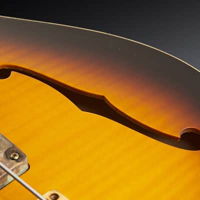 Warwick Teambuilt Pro Series Star Bass, 4-String - Vintage Sunburst Transparent High Polish, Lefthand image 4