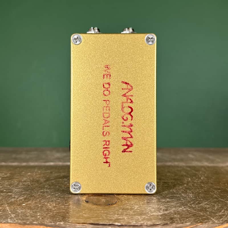 Analogman Sun Face CV7005 Germanium Fuzz with Sun Dial Knob - Gold