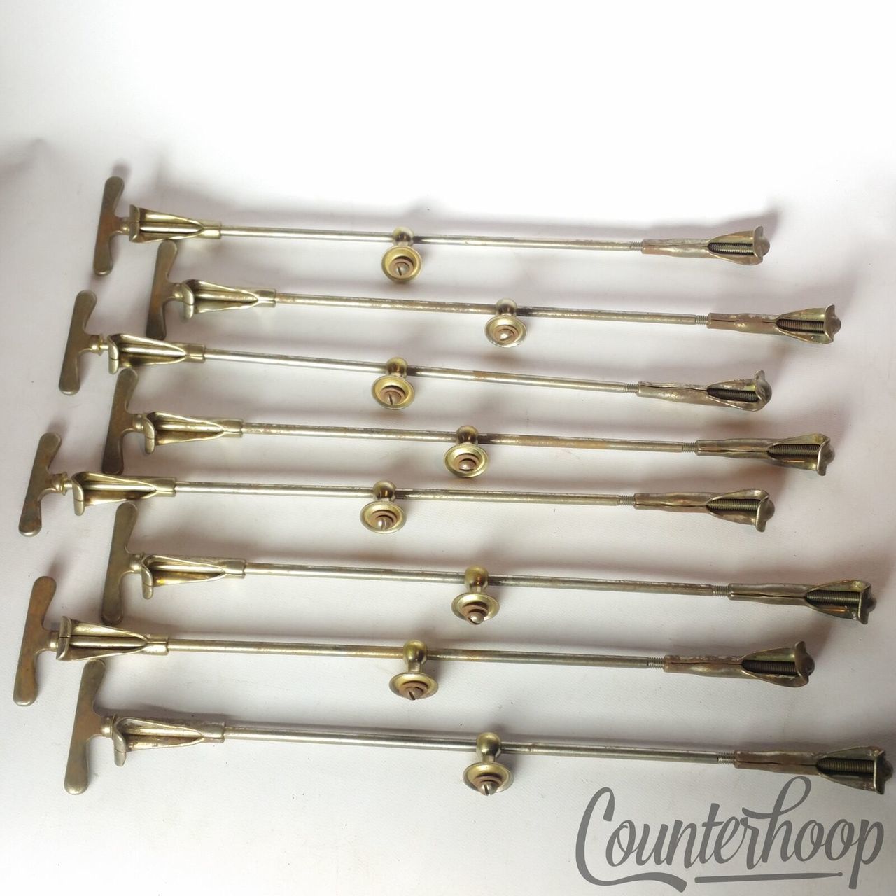 Slingerland 8x Bass/Snare Drum Bow-Tie Single-Tension T-Rods+Claws+Eyelets/Lugs — main photograph