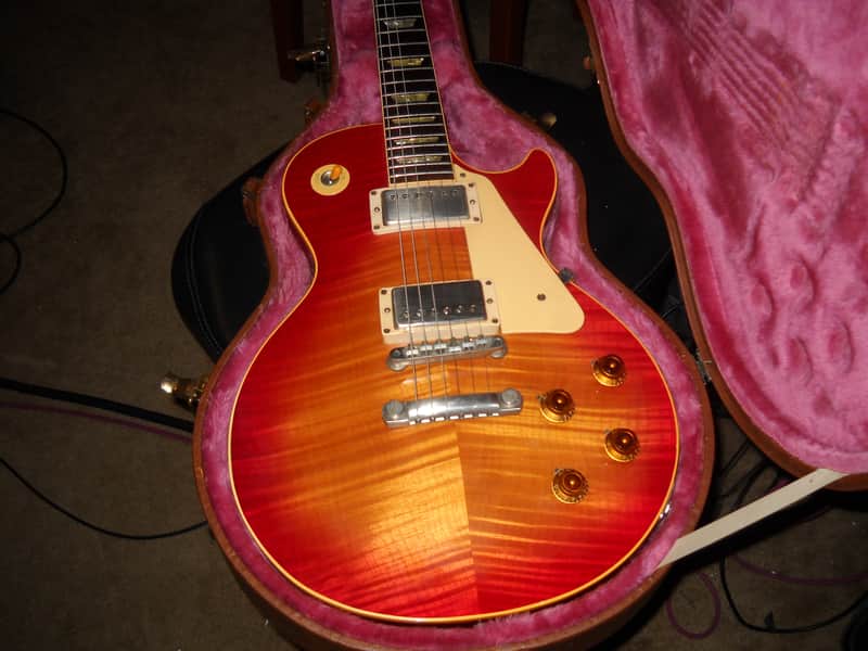 Gibson Les Paul Leo's 59 Reissue 1982 Cherry Sunburst image 1