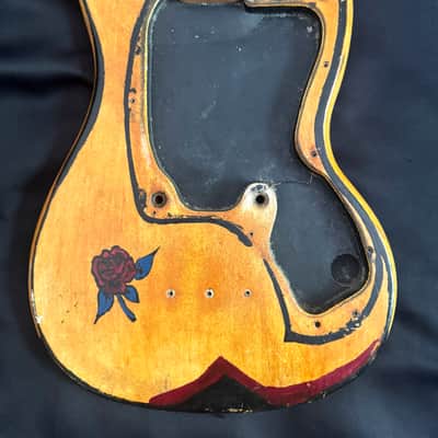 Gibson Kalamazoo KG-2 Texas Rose Project - Includes Pickguard, Tuners, Nut - Guild Surfliner Single Coil Pickups - Vintage Bridge Tailpiece - 1966 image 7